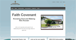 Desktop Screenshot of faithcovenantchurch.ca